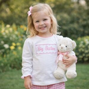 ✨ Velani Classics “Big Sister” Smocked Top | Size 4 Boutique Girls ✨